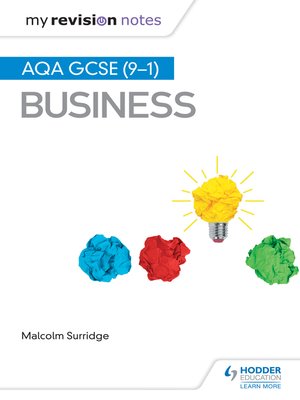 cover image of My Revision Notes